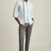 Stretch Washed Chino: Skräddarsydda chinos med Slim Fit-passform