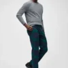 Stretchbyxor i corduroy för julen