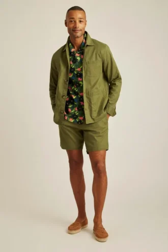 Stretchig, inburen overshirt