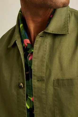 Stretchig, inburen overshirt