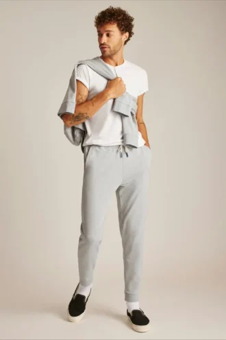 Stretchiga sweatpants i frotté