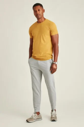 Stretchiga sweatpants i frotté