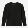 Strukturerad sweatshirt med rund hals Strukturerad sweatshirt med rund hals