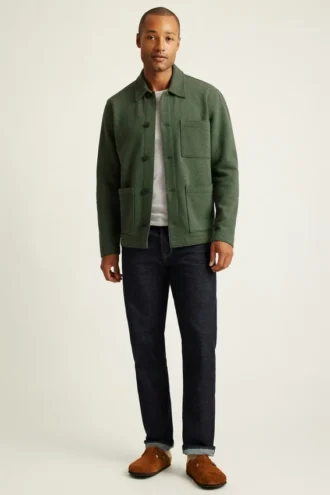 Supermjuk fleece-arbetsjacka