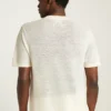 T-shirt i italienskt linne för män T-shirt i italienskt linne för män