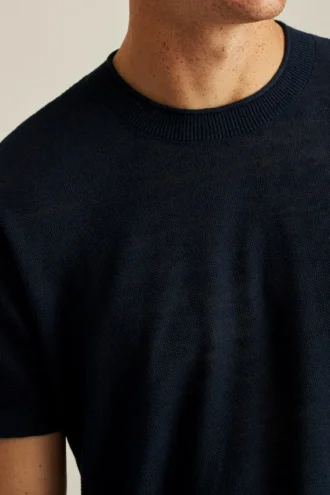T-shirt i linneblandning
