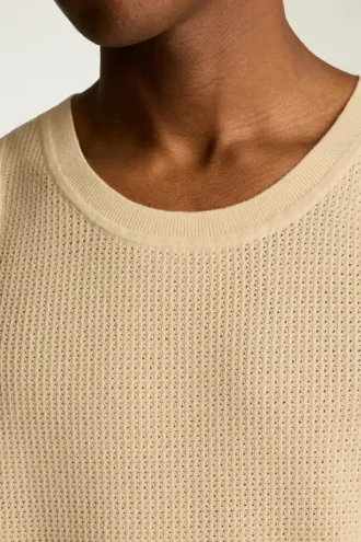 Tanktop i bomullsmesh