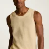 Tanktop i bomullsmesh
