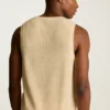 Tanktop i bomullsmesh
