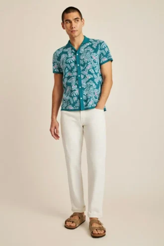 Trippy Floral Cabana-polotröja