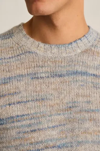 Tröja i alpaca-blandning med space-dye-effekt