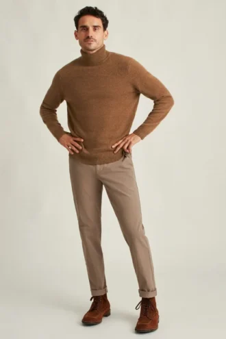 Turtleneck i yakblandning
