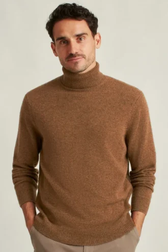 Turtleneck i yakblandning