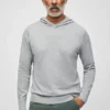 Tvättbar hoodie i bomull och kashmir Tvättbar hoodie i bomull och kashmir