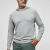 Tvättbar hoodie i bomull och kashmir Tvättbar hoodie i bomull och kashmir