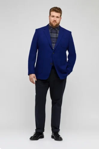 Unconstructed blazer i brittisk ull