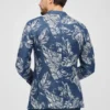 Unconstructed blazer med blommönster