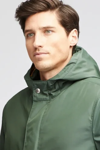 Vattentät fishtail-parkas för herr