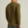Waffeltröja med rund hals Waffeltröja med rund hals